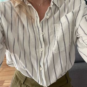 Alex Mill Womens Striped Shirt Size M